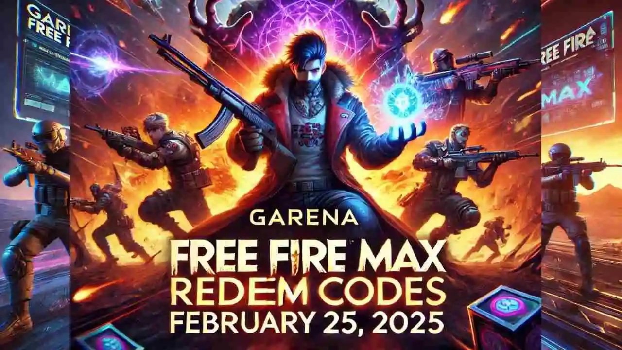 Garena Free Fire MAX Redeem Codes for February 25, 2025
