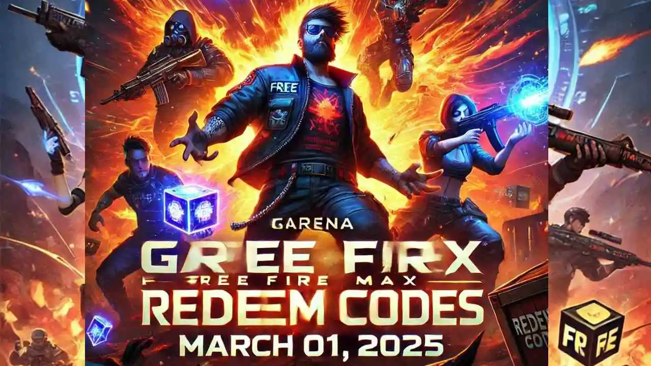 Garena Free Fire MAX Redeem Codes for March 01, 2025