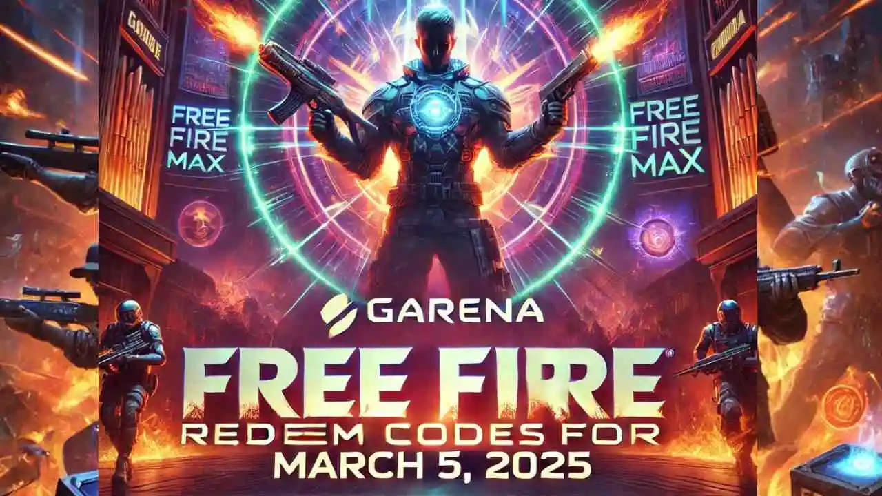 Garena Free Fire MAX Redeem Codes for March 5, 2025