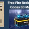 Garena Free Fire Redeem Codes Today 30 May 2025